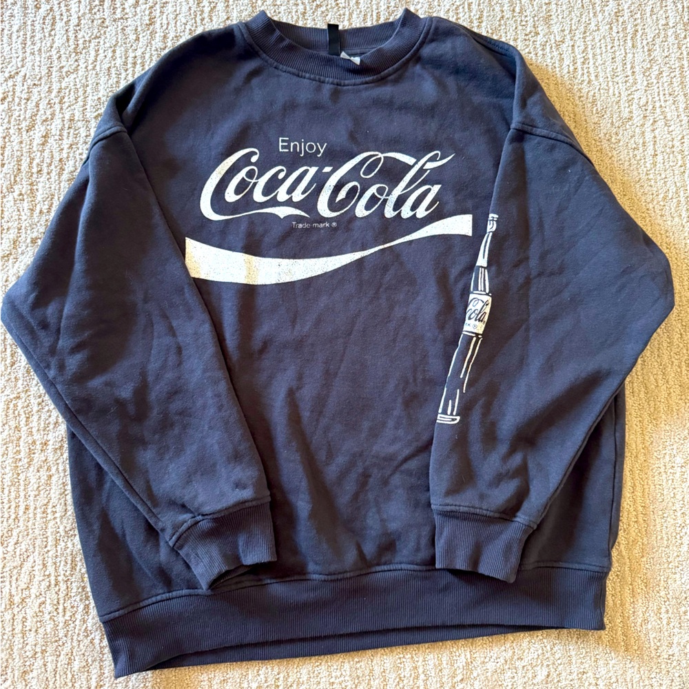 Black H&M Coca Cola Sweatshirt